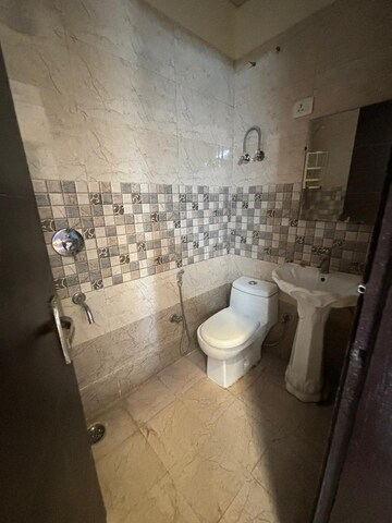 Bathroom in 1 BHK Builder Floor at Niti Khand Iii – for Rent