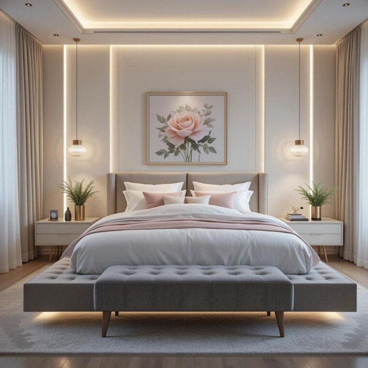 Bedroom, turner road 2 Bedroom 1020 Sq.Ft. Independent House In Turner Road Dehradun 8746979