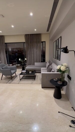 Living Room in 3 BHK Apartment at Kalpataru Parkcity, Kolshet Road – for Sale