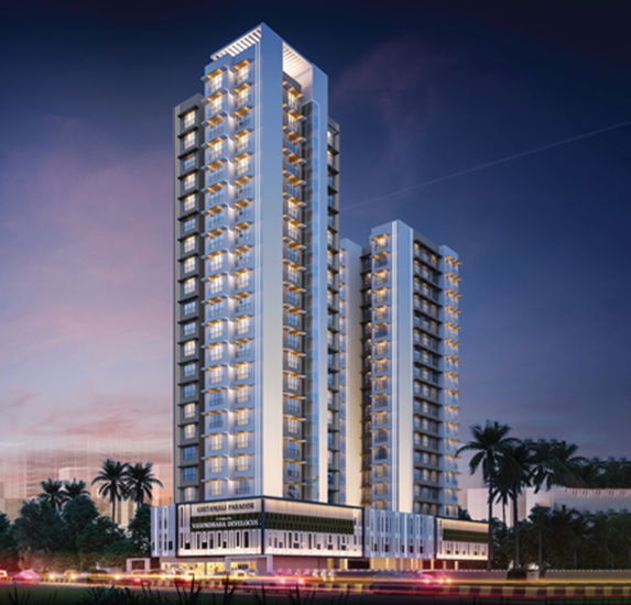 2 BHK 695 Sq.Ft. Apartment in Vasundhara Paradise