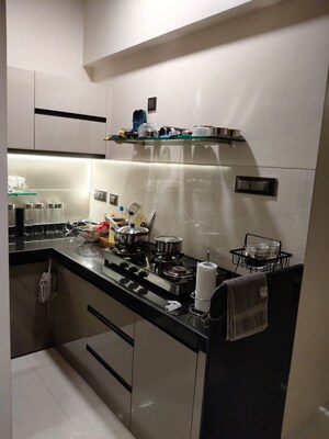 Kitchen in 1 BHK Apartment at One India Tower, Mazgaon – for Sale