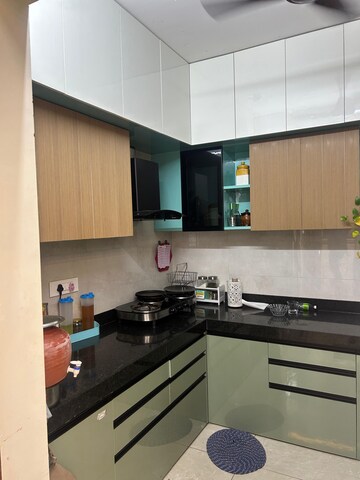 Kitchen in 2 BHK Apartment at GK Rose Icon, Pimple Saudagar – for Rent