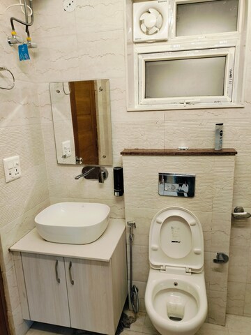 Bathroom in 3 BHK Apartment at Best The Oriana, Malsi – for Rent