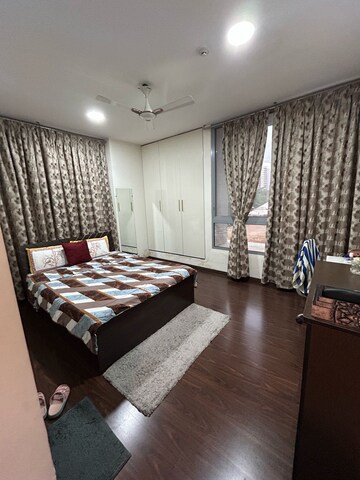 Bedroom in 3 BHK Apartment at Piramal Vaikunth, Balkum Pada – for Rent