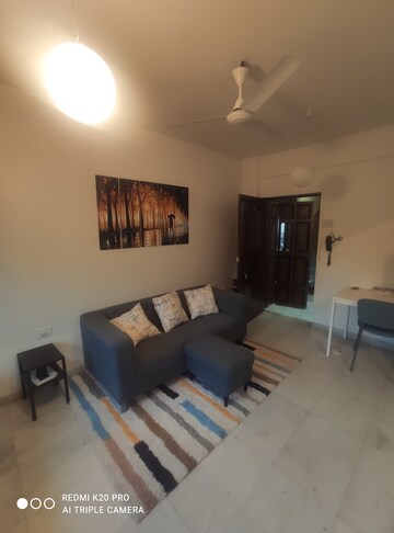 Living Room in 1 BHK Apartment at Bandra West – for Rent