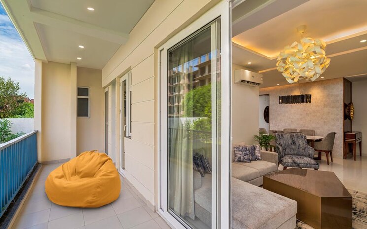 Living Room, motia-blue-ridge 3 Bedroom 1721 Sq.Ft. Apartment In Dhakoli Zirakpur 8747148