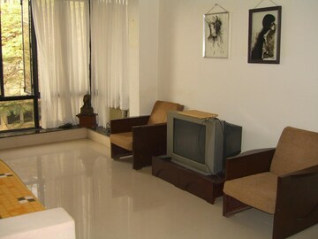 Living Room in 3 BHK Apartment at Juhu – for Rent