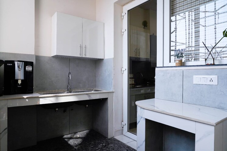 Kitchen, malwa-escon-primera 3 Bedroom 1550 Sq.Ft. Apartment In International Airport Road Zirakpur 8747283