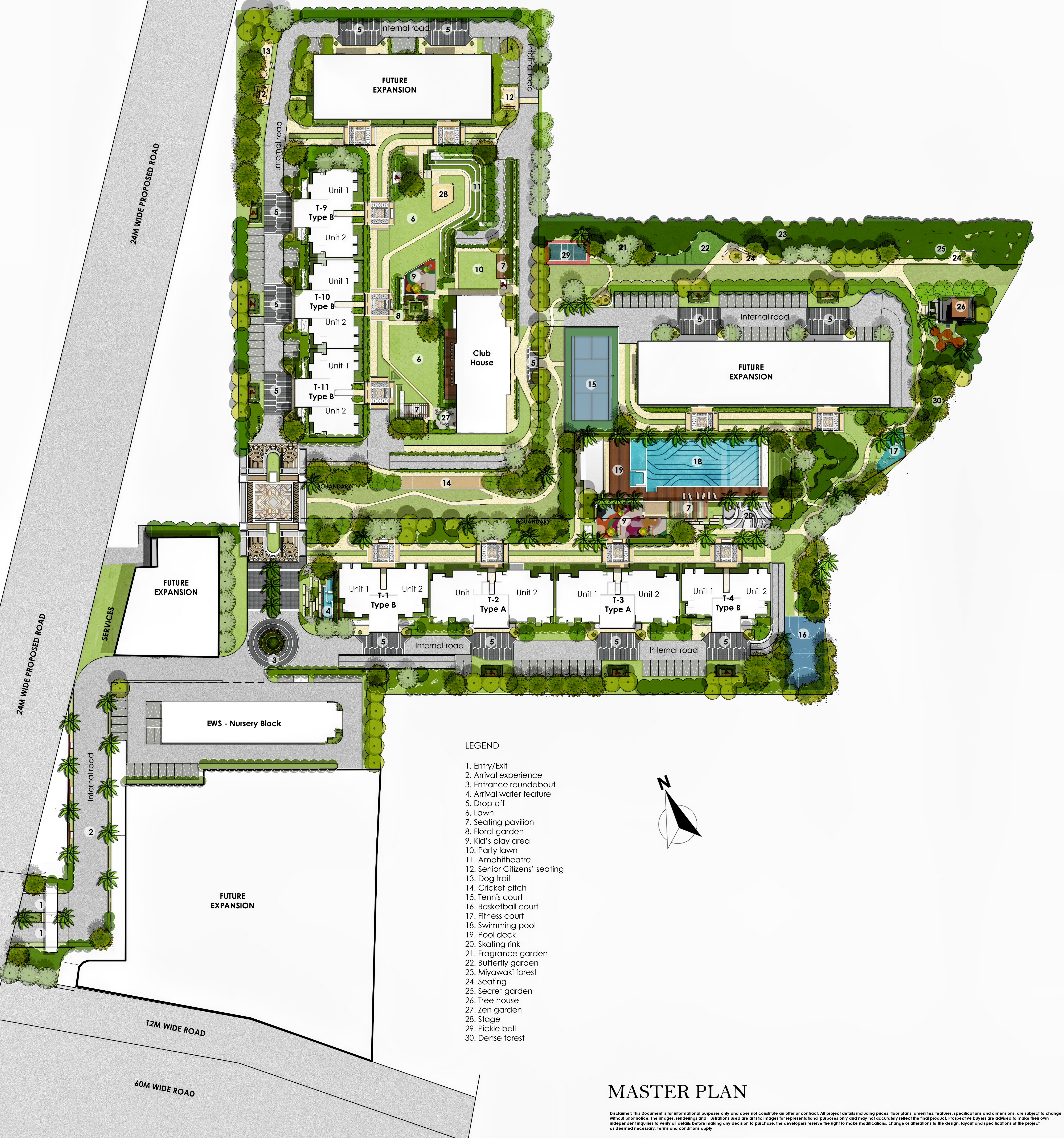 4 BHK + Study Room 2800 Sq.Ft. Apartment in ATS Homekraft Sanctuary