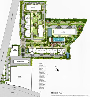Master Plan in 4 BHK Apartment at ATS Homekraft Sanctuary, Sector 105 – for Sale