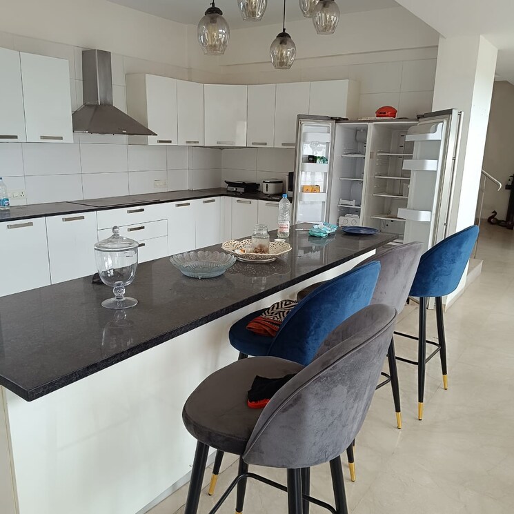 Kitchen, tata-raheja-raisina-residency 4 Bedroom 3829 Sq.Ft. Apartment In Sector 59 Gurgaon 8747418