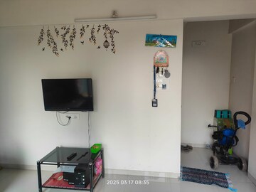 Living Room in 1 BHK Apartment at Shubh Skypoint, Mundhwa – for Rent
