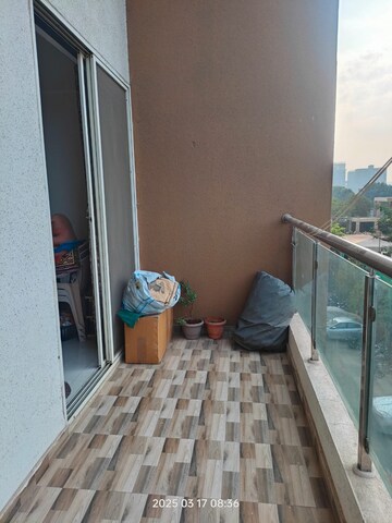 Balcony in 1 BHK Apartment at Shubh Skypoint, Mundhwa – for Rent