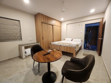 Living Room in 2 BHK Apartment at Rajapushpa Provincia, Narsingi – for Rent