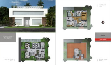 Master Plan in 5 BHK Villa at Jayabheri Temple Tree Hyderabad, Narsingi – for Rent