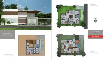 Master Plan in 5 BHK Villa at Jayabheri Temple Tree Hyderabad, Narsingi – for Rent