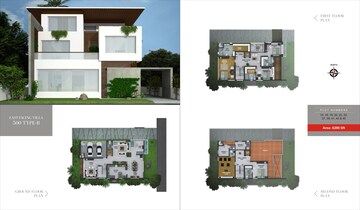 Master Plan in 4 BHK Villa at Jayabheri Temple Tree Hyderabad, Narsingi – for Rent