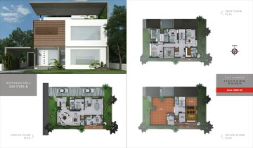 Master Plan in 4 BHK Villa at Jayabheri Temple Tree Hyderabad, Narsingi – for Rent