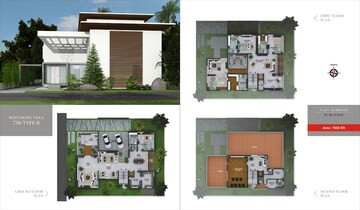 Master Plan in 4 BHK Villa at Jayabheri Temple Tree Hyderabad, Narsingi – for Rent