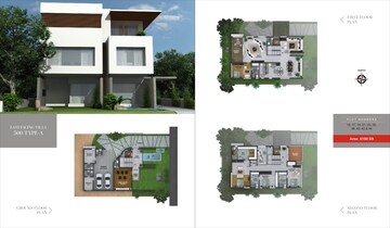 Master Plan in 4 BHK Villa at Jayabheri Temple Tree Hyderabad, Narsingi – for Rent