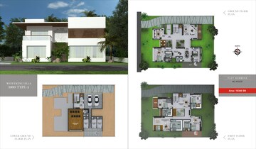 Master Plan in 4 BHK Villa at Jayabheri Temple Tree Hyderabad, Narsingi – for Rent