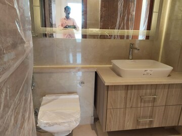 Bathroom in 3 BHK Builder Floor at Greater Kailash I – for Rent