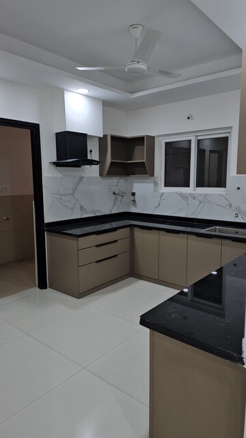 Kitchen in 3 BHK Apartment at Rajapushpa Eterna, Nanakramguda – for Rent