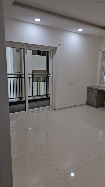 Balcony in 3 BHK Apartment at Rajapushpa Eterna, Nanakramguda – for Rent