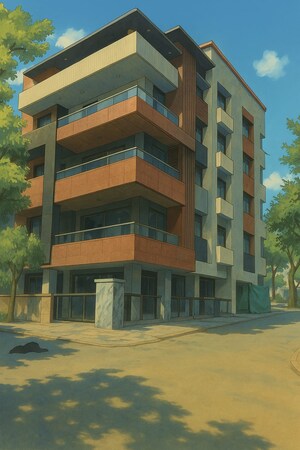 5 BHK Builder Floor – Exterior View View at Greater Kailash ii - for Sale