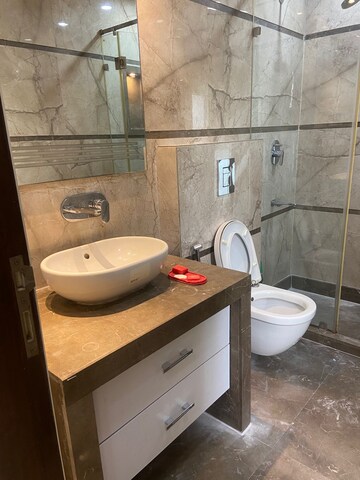 Bathroom in 3 BHK Builder Floor at East Of Kailash – for Rent
