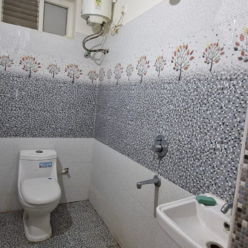 Bathroom in 2 BHK Builder Floor at Kondapur – for Rent