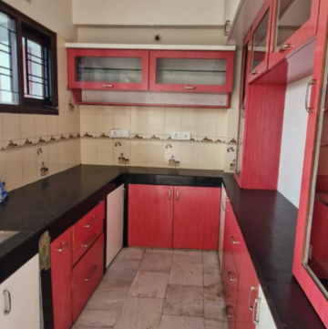 Kitchen in 3 BHK Builder Floor at Kondapur – for Rent