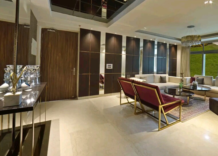 Living Room, parx-laureate 4 Bedroom 4545 Sq.Ft. Apartment In Sector 108 Noida 8747743