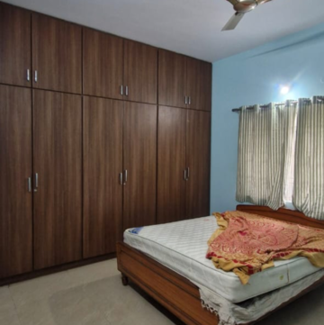 Bedroom in 3 BHK Builder Floor at Kondapur – for Rent