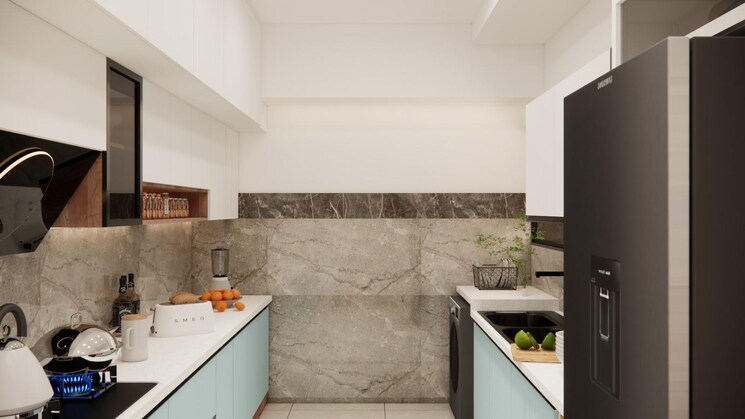 Kitchen, prestige-waterford 3 Bedroom 2060 Sq.Ft. Apartment In Whitefield Bangalore 8747772