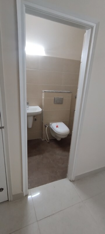 Bathroom in 3 BHK Builder Floor at Dhakoli – for Rent