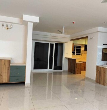 Living Room in 3 BHK Apartment at Aparna Sarovar Zenith, Nallagandla – for Rent