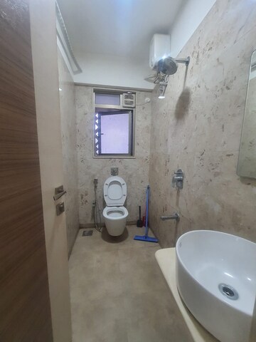 Bathroom in 2 BHK Apartment at Chandak Cornerstone, Worli – for Rent