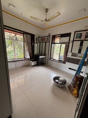 Master Bedroom in 2 BHK Apartment at Yash Shilpa CHS, Naupada – for Sale