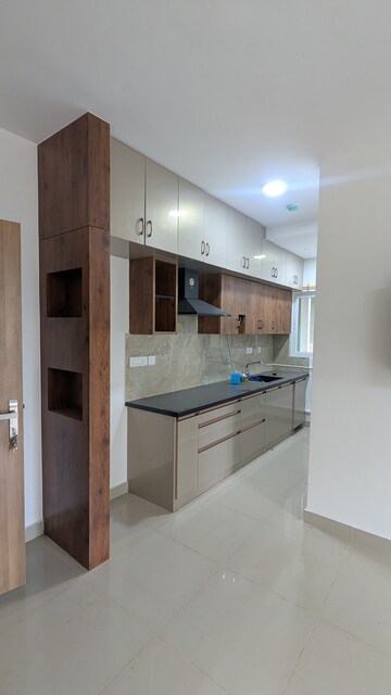 Kitchen in 3 BHK Apartment at Brigade El Dorado, Bagaluru  – for Rent