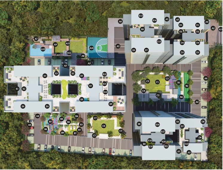 Master Plan, mihir-amara 1 Bedroom 693 Sq.Ft. Apartment In Wakad Pune 8748206