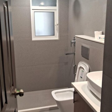 Bathroom in 3 BHK Apartment at Jaypee Green Pavillion Heights, Sector 128 – for Rent