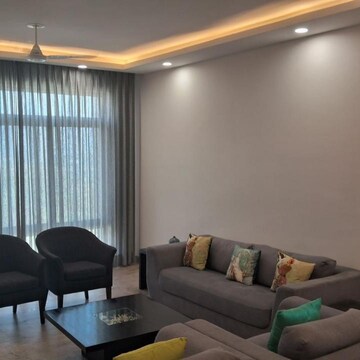 Living Room in 3 BHK Apartment at Jaypee Green Pavillion Heights, Sector 128 – for Rent