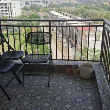 Balcony in 3 BHK Apartment at Jaypee Green Pavillion Heights, Sector 128 – for Rent