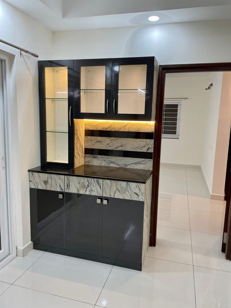 Kitchen, my-home-krishe 3 Bedroom 2780 Sq.Ft. Apartment In Financial District Hyderabad 8748217