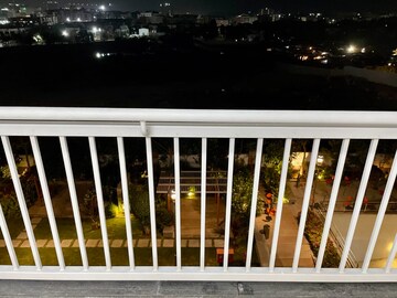Balcony in 3 BHK Apartment at My Home Krishe, Financial District – for Rent