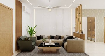 Living Room in 3 BHK Apartment at Bricks Cyberwoods, Osman Nagar – for Rent