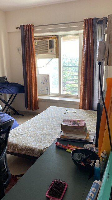 Living Room in 3 BHK Apartment at Shrishti Synchronicity, Chandivali – for Rent