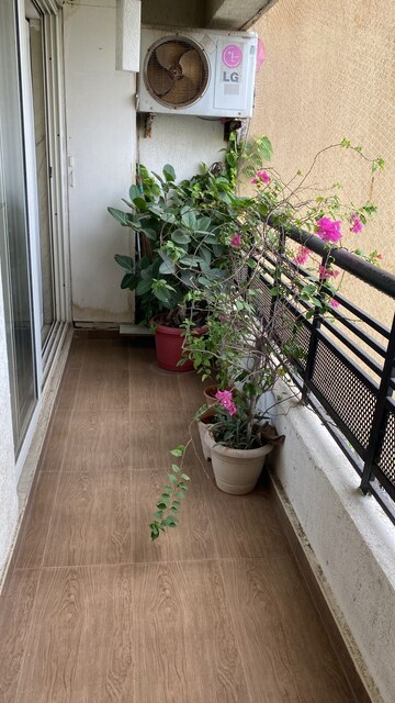 Balcony in 3 BHK Apartment at Shrishti Synchronicity, Chandivali – for Rent