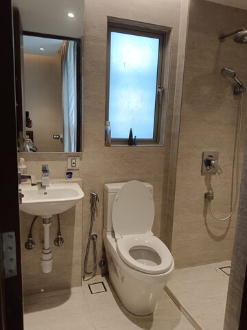 Bathroom in 2 BHK Apartment at One Hiranandani Park Fairway, Ghodbunder Road – for Rent